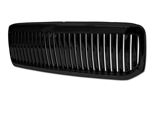 VXMOTOR for 1999-2004 F250/EXCURSION - Black Vertical Front Hood Bumper Grill Grille Guard ABS