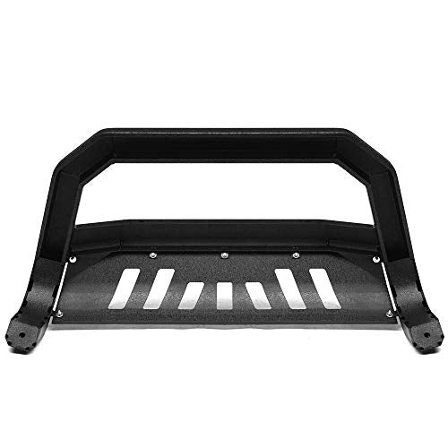 VXMOTOR for 2003-2009 Toyota 4Runner / for Lexus GX470  Textured Black Blk AVT Style Bull Bar Brush Push Front Bumper Grill Grille Guard with Skid Plate