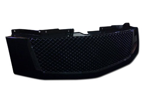 VXMOTOR 2007-2014 Cadillac Escalade - Black Sport Mesh Front Hood Bumper Grill Grille Cover