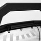 VXMOTOR for 2003-2009 Toyota 4Runner / Lexus GX470 Matte Black Blk AVT Style Aluminum LED Light Bull Bar - Brush Push Front Bumper Grill Grille Guard with Stainless Skid Plate