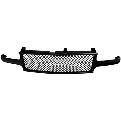 VXMOTOR for 1999-2002 Chevy Silverado 1500 2500, For 2000-2006 Tahoe / Suburban - Black Mesh Front Hood Bumper Grill Grille Cover Conversion