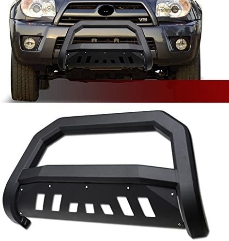 VXMOTOR for 2003-2009 Toyota 4Runner / for Lexus GX470 Matte Black AVT Edge Bold Series Bull Bar Brush Push Front Bumper Grill Grille Guard