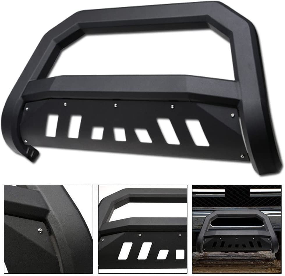 VXMOTOR for 2003-2009 Toyota 4Runner / for Lexus GX470 Matte Black AVT Edge Bold Series Bull Bar Brush Push Front Bumper Grill Grille Guard