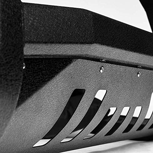 VXMOTOR for 2003-2009 Toyota 4Runner / for Lexus GX470  Textured Black Blk AVT Style Bull Bar Brush Push Front Bumper Grill Grille Guard with Skid Plate