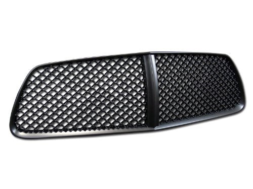 VXMOTOR for 2011-2014 Dodge Charger - Black Luxury MESH Front Hood Bumper Grill Grille Guard