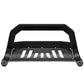 VXMOTOR for 2003-2009 Toyota 4Runner / for Lexus GX470  Textured Black Blk AVT Style Bull Bar Brush Push Front Bumper Grill Grille Guard with Skid Plate