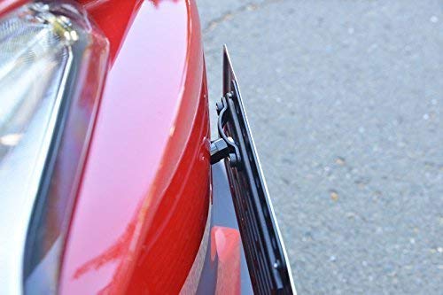 VXMOTOR for 2018-2021 Subaru STI - Front Bumper Tow Hook License Plate Mount Relocator Bracket