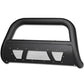 VXMOTOR for 2010-2017 Toyota 4Runner Matte Black Heavy Duty Studded Mesh - Bull Bar Brush Push Front Bumper Grill Grille Guard with Skid Plate