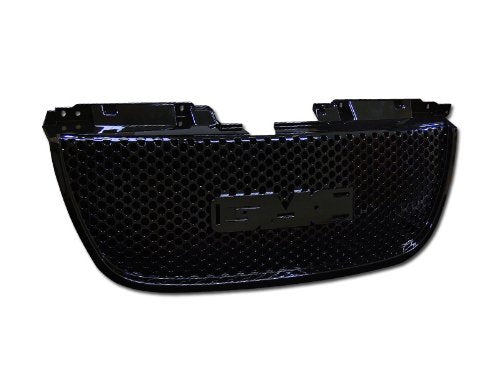 VXMOTOR for 2007-2012 GMC Yukon Denali - Black Round Hole Mesh Front Upper Hood Bumper Grill Grille