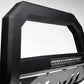 VXMOTOR for 2003-2009 Toyota 4Runner / Lexus GX470 Matte Black AVT Style Aluminum LED Light Bull Bar Brush Push Front Bumper Grill Grille Guard with Skid Plate