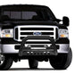 VXMOTOR for 2010-2018 Toyota 4Runner - Matte Black AVT Style Aluminum LED Light Bull Bar Brush Push Front Bumper Grill Grille Guard with Skid Plate