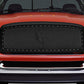 VXMOTOR For 2002-2005 Dodge Ram 1500/2003-2005 2500/3500 Matte Black RVT Rivet Bolt Steel Mesh Front Hood Bumper Grill Grille