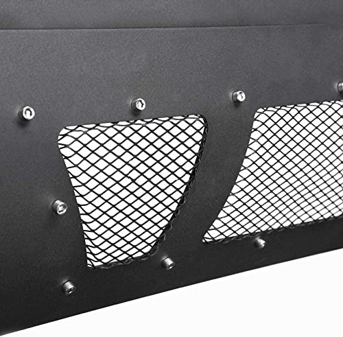 VXMOTOR for 2003-2009 Toyota 4Runner ; for 2003-2009 Lexus GX470 Matte Black Heavyduty Studded Mesh Bull Bar Brush Push Front Bumper Grill Grille Guard with Skid Plate