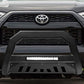 VXMOTOR for 2010-2018 Toyota 4Runner - Matte Black AVT Style Aluminum LED Light Bull Bar Brush Push Front Bumper Grill Grille Guard with Skid Plate