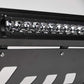 VXMOTOR for 2003-2009 Toyota 4Runner / Lexus GX470 Matte Black AVT Style Aluminum LED Light Bull Bar Brush Push Front Bumper Grill Grille Guard with Skid Plate