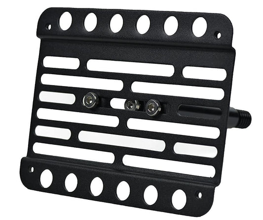 VXMOTOR for 2017-Up Tesla Model 3 - Front Bumper Tow Hook License Plate Mount Relocator Bracket