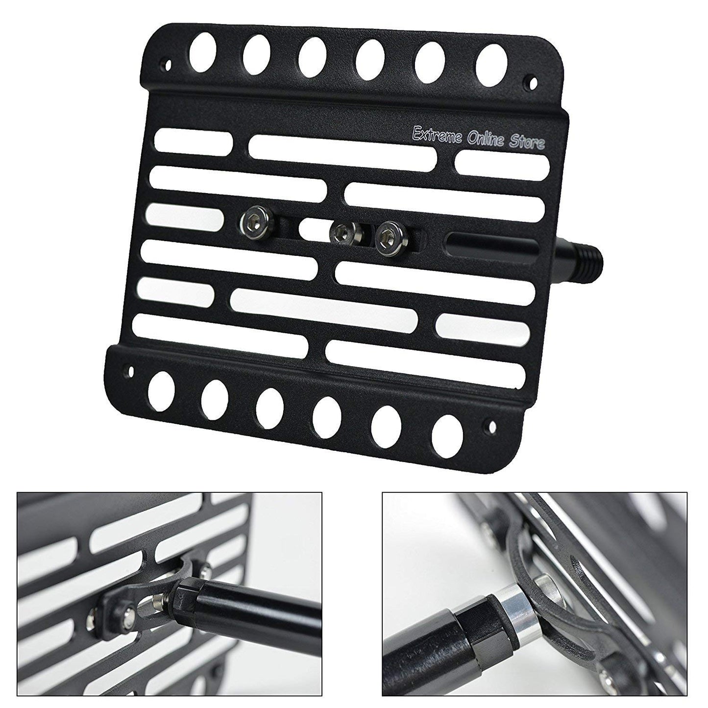VXMOTOR for 2018-Up BMW G01 X3 M340i Front Bumper Tow Hook License Plate Mount Relocator Bracket